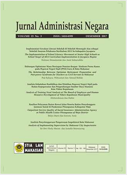 					View Vol. 24 No. 2 (2018): Jurnal Administrasi Negara
				